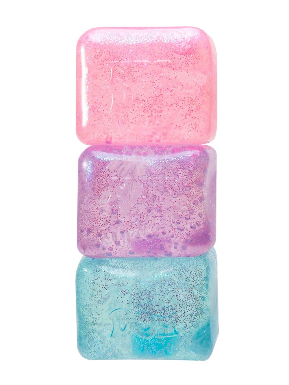 NeeDoh Nice Cube Glitter & Glow Squishy Fidget Toy Set